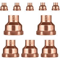 (Pack of 10)  1/2" C x 3/4" FNPT Copper Female Adapters, LF Copper Plumbing Fittings with Sweat Solder X FNPT Connection (1/2" C X 3/4" F),(COPPER039)