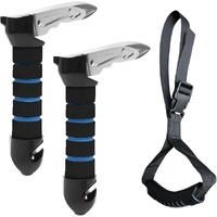 Portable Car Handle Assist Support with Grab Handle 3 in 1 Automotive Door Assist Handle Suitable for All U-Shaped Latch Cars Combined with Seatbelt C