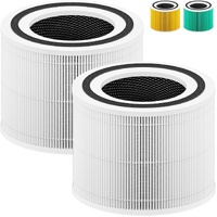 240 Replacement Filter Compatible with Puroair 240 Air Purifier, 3-in-1 True HEPA 14 Filtration with Activated Carbon for 99.97% Air Pollutants, Odor 