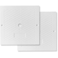 (2-Pack) The Exact 10'' Skimmer Lid Replacement | Compatible with Hayward SPX1082E, SP082, 1083, 1084,1085, and SP1086 | Made of Heavy-Duty Plastic an