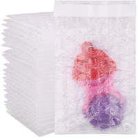 100Pack Small Bubble Out Bag Pouches 3.15" x 4" Self-Seal Bubble Pouches Bags, Double Walled Bubble Cushioning Bags, Self-Sealing Protective Wrap Cush