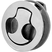 Boat Latches Stainless Steel 2", Latch Hatch Round Pull Marine Flush Locking Lift Handle Deck - Non