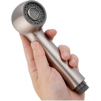 Replacement Sprayer Pull Out Spray Head for Kitchen Sink Faucet G1/2 or 13/16inch Thread 2-Function Stream Aerated Flow- Brushed Nickel