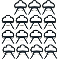 100 Pack Plant Support Clips for Flowers, Vines, Tomatoes - Garden Stem and Stalk Support for Upright Growth (Large Size)