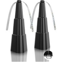 2 Pcs Picnic Fly Fans for Tables,Fly Repellent Fan Indoor Outdoor with Holographic Blades Keep Flies Away,Suitable for Picnic, Party, Restaurant, Kitc