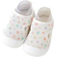 Anti-Slip Baby Toddler Boys Girls First Walking Shoes- Breathable Mesh & Anti-Slip Sole - Secure Hook & Loop Strap - Lightweight & Flexible for All Se