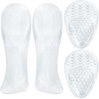 Weight Shifting Insoles for High Heels, Gel Soft Heel Inserts Self-Adhesive Anti-Slip Transparent Shoe Women -