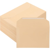 100 Pack Legal Size File Envelope 10" x 15" Document Folder Heavyweight Manila 143 lb Ungummed Flap Jackets for Attorney Employee Mailing Office Busin