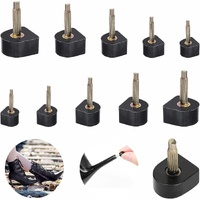 10Pairs U Shaped Heel Caps Cover High Tips Replacement Kit Protectors for Shoes -