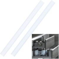 10 Pieces Plastic Edge Guard Protectors Slip on Cabinets Drawer Doors and Stool Chairs Edges Protector not Easily Damaged Broken,Transparent