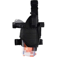 Adjustable Tactical Leg Holster Compatible for Nerf Elite Series Blaster(Black) Black