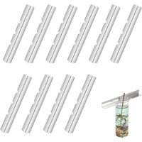 10PCS Metal Candle Wick Holder, Holders for Making Centering Tool Stainless Steel Device DIY Craft