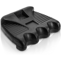 3 Holes Pool Cue Holder, Portable Weighted Stick Non-slip Rest for Table, Mini Billiard Rack with Chalk Holder