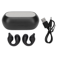 Open Ear Bluetooth Earbuds HiFi Noise Cancelling Waterproof Clip On Wireless Earphone for Cycling Driving Sports