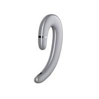 Ear Hook Wireless Headphones - Non Ear Plug - Noise Cancelling Single Ear Headset with Mic