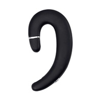 Ear Hook Wireless Headphone - Non Ear Plug - Noise Cancelling Single Ear Headset with Case