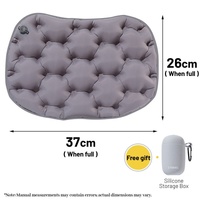 Portable Outdoor Inflatable Seat Cushion, Multi-Functional Inflatable Storage Box and Seat Cushion Combo, Portable Folding Seat Cushion for Camping an