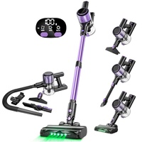 SUXIANGVAC Cordless Stick Vacuum 55Kpa 10-in-1 Anti-Tangle 45mins Pet Hair