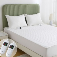 Heated Mattress Pad - Bedding Electric Blanket with 9 Heat Setting & 9-Hour Auto Off, Heated Mattress Pad-Machine Washable Fully Fitted Heating Pad wi