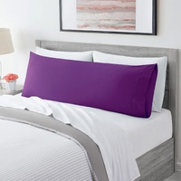 Ultra Soft Microfiber Body Pillow Cover/Pillowcases with Envelope-style pocket (50cm x 150cm Body Pillow Cover,purple )