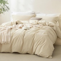 2 Piece Hotel Soft Microfiber Quilt Cover Set-2000TC Duvet/Donna Cover Set & Pillowcases -1 Quilt Cover Zipper Closure & 1 x Pillowcases-Breathable Be