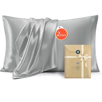 Silk Pillowcase for Hair and Skin Mulberry Silk Pillowcase Soft Breathable Smooth Both Sided Natural Silk Pillowcase with Envelope pocket Beauty Sleep