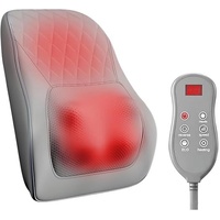 Shiatsu Neck Massager with Heat and Remote,3D Kneading Back Massager, Massage Pillow for Back,Shoulder, Leg for Pain Relief, Gifts for Men Women Mom D