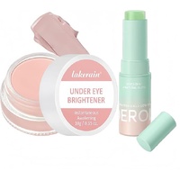 Eye Brightening Concealer&Multi Hydrating Moisturizing Stick Set,Reduce Wrinkle,Conceal Dark Circles, Colour-Correcting Eye&Facial Serum Balm