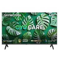 SKYWORTH 40" E5500H EyeCare Smart Google TV, 1080P FHD, HDR10 HLG, Find-My Remote, AI Picture Processing, Dolby Audio, Screen Casting, Bezel Less Desi
