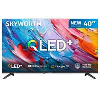 SKYWORTH Q5600H 40''-QLED+ Smart Google TV, FHD, HDR10 HLG, Find-My Remote, Dolby Audio, Screen Casting, Bezel Less Design, Voice Control