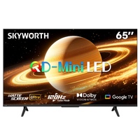 SKYWORTH 65X6600H QD-Mini LED 4K Smart TV, Matte Anti-Glare Display, 120Hz Turbo Mode, AI 4K Upscaling, AI Color Enhancement，Google TV, Dolby Atmos+Do