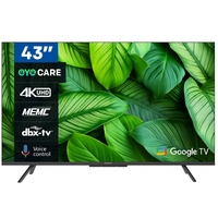 SKYWORTH G3F 43" 4K UHD Smart Google TV with HDR 10,Voice Control,Screen Cast,HDMI 2.1,MEMC, AI Engine,Eye Care featrues,Low Blue Light,DBX-tv Audio,T