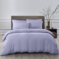 Royal Comfort 2000TC Bamboo Cooling King Quilt Cover Lilac Grey