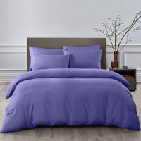 Royal Comfort 2000TC Bamboo Cooling King Quilt Cover Royal Blue