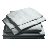 Royal Comfort 1000TC Bamboo Cotton Sheets Queen Cool Grey