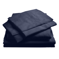 Royal Comfort 1000TC Bamboo Cotton Sheet Set King Royal Blue