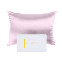 Royal Comfort Mulberry Silk Pillowcase Twin Pack 51x76cm Lilac