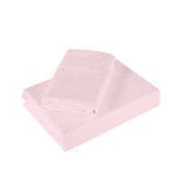 Royal Comfort 1200TC Satin Weave Sheet Set 4 Piece Queen Soft Pink