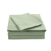 Royal Comfort Bamboo 1000TC Sheet Set Queen Sage Green