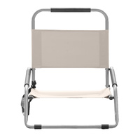 Havana Outdoors Folding Beach Chair 2 Pack - Natural