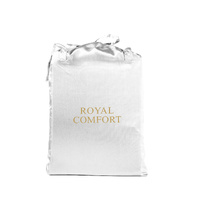 Royal Comfort Satin Sheet Set 4 Piece King White
