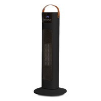 Pursonic Electric Ceramic Tower Heater Portable Oscillating Black