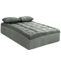 Royal Comfort Charcoal Bamboo Topper 800GSM Queen Mattress