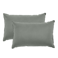 Royal Comfort Charcoal Bamboo Pillow Hotel Quality Twin Pack