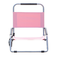 Havana Outdoors Beach Chair 2 Pack Folding Portable Dusty Rose