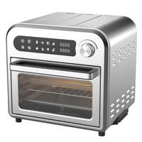 Kitchen Couture 10 Litre Compact Air Fryer Oven Oil Free Silver