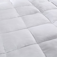 Royal Comfort 1000GSM Luxury Bamboo Mattress Pad Topper - King - White