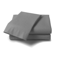 Royal Comfort 1000TC Cotton Blend Quilt Cover Set King Charcoal