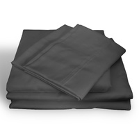 Royal Comfort 1000TC Bamboo Cotton Sheet Set Queen Pewter