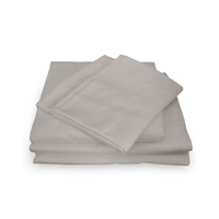 Royal Comfort 1000TC Hotel Grade Bamboo Cotton Sheets Set Queen Dove
